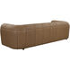 Cyril Lucia Cognac Leather Sofa
